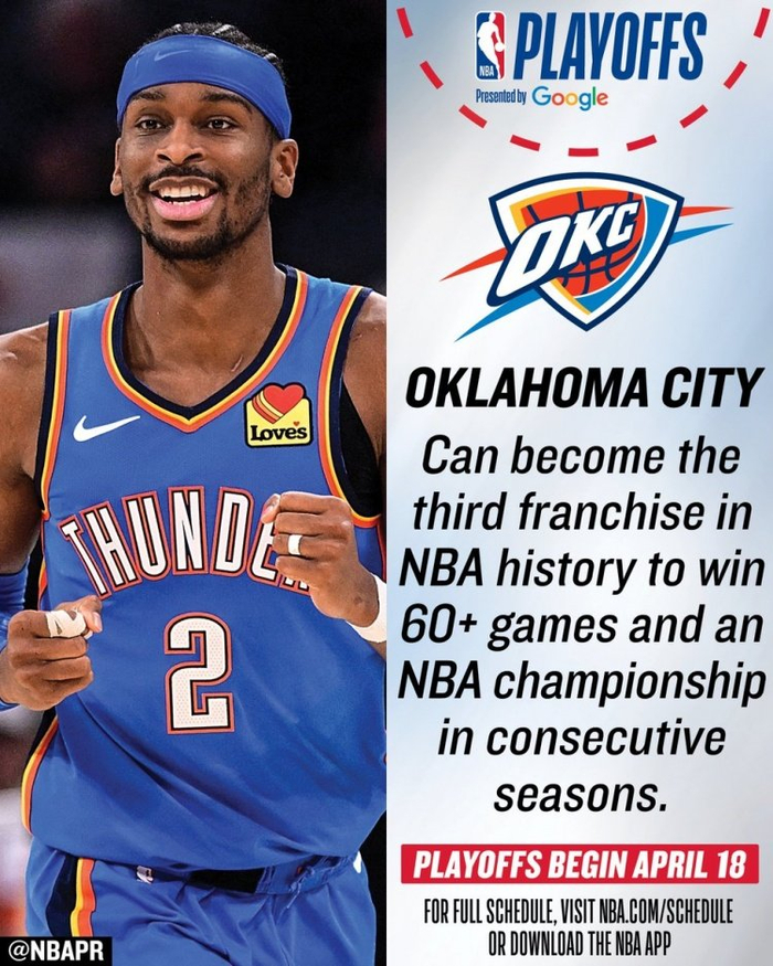 雷霆连续两年60胜冲击王朝地位